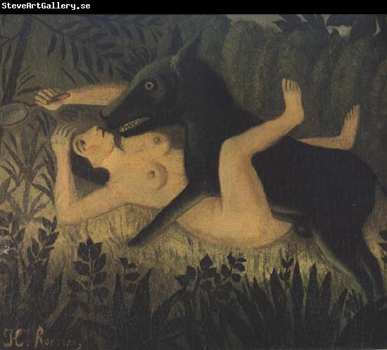 Henri Rousseau Beauty and the Beast